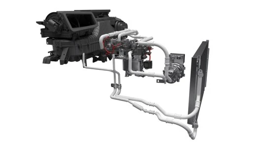 High-efficiency heat-pump system as standard