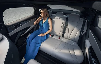 Spacious, refined rear-seat comfort