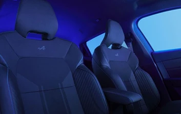 Upholstery, door and dashboard